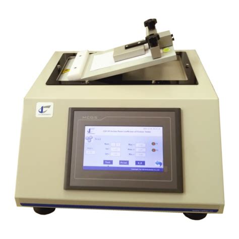 Horizontal Plane COF Tester 